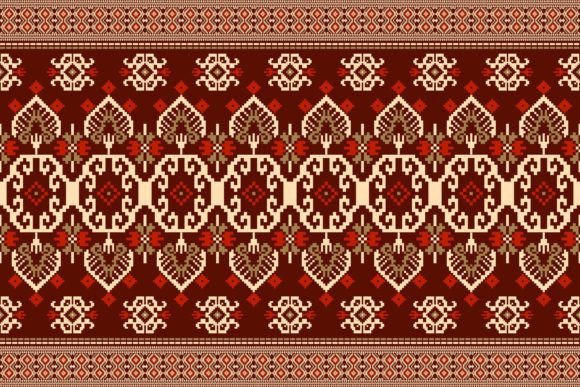 Beautiful Knitted Embroidery A Pattern