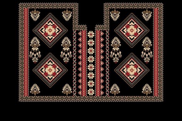 Beautiful Necklace Embroidery Pattern