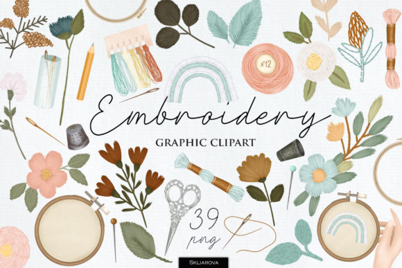 Embroidery Clipart