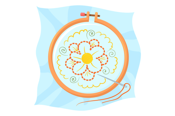 Embroidery Hand Craft Icon