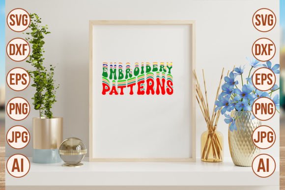Embroidery Patterns SVG