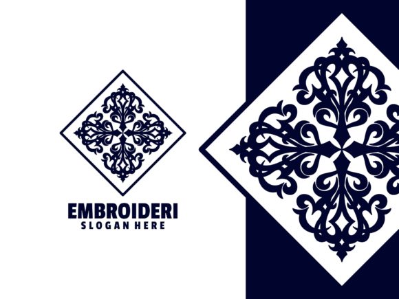 Embroidery Silhouette Logo