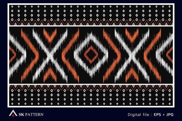Ethnic Embroidery Geometric
