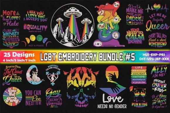 LGBTQ Embroidery Bundle 5 Review