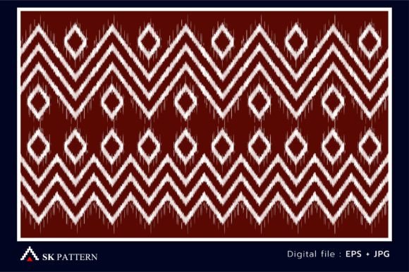 Pattern Embroidery Geometric Design
