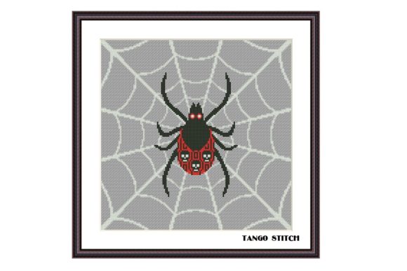 Spider Cross Stitch Ornament Embroidery