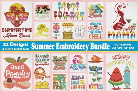 Summer Embroidery Bundle Review