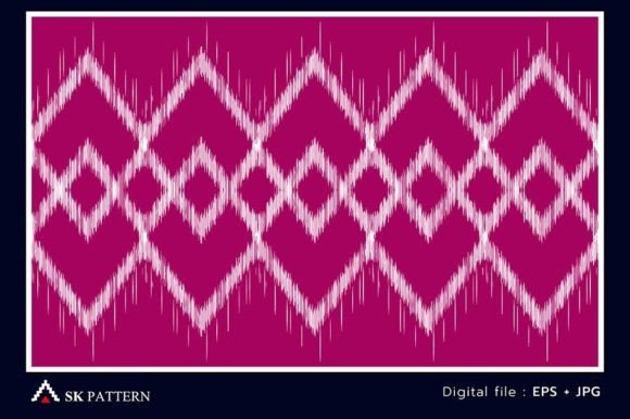 Vector Embroidery Geometric Pattern