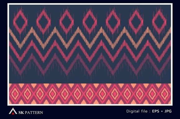 Vector Embroidery Seamless Pattern
