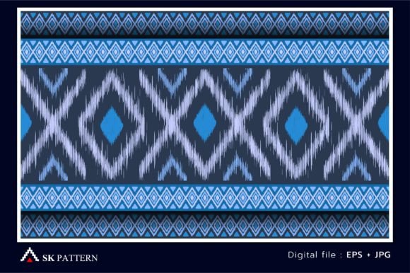 Vector Pattern Ethnic Embroidery Design